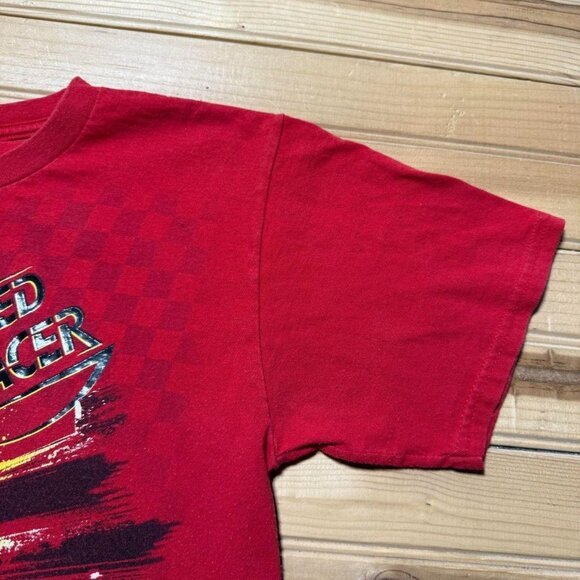 Y2K Speed Racer Mach 5 Go Speed Go Cartoon Anime Movie Promo Shirt Youth Size 18 - Picture 4 of 8